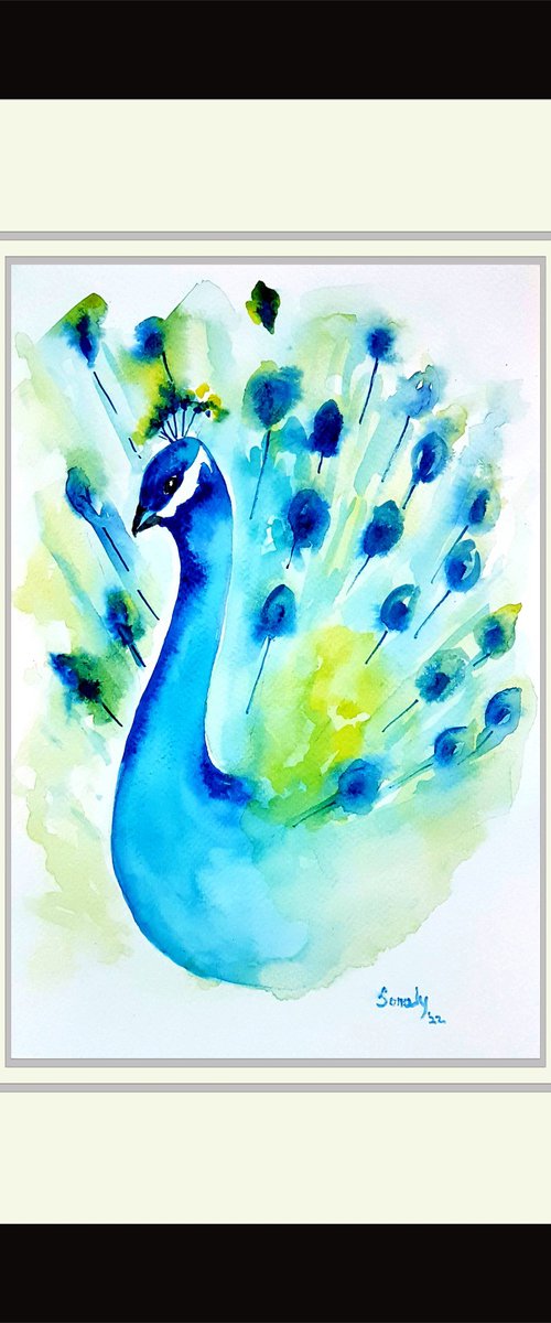 WATERCOLOR - BIRDS 2 by Sonaly Gandhi