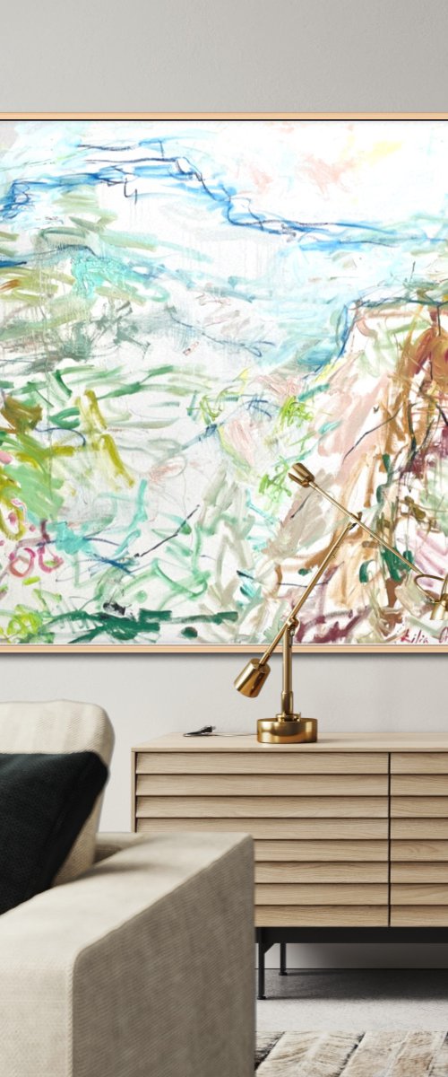 Spring returns to the mountain. by Lilia Orlova-Holmes