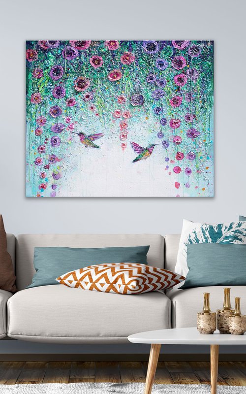 Hummingbird Cascade by Amanda Dagg