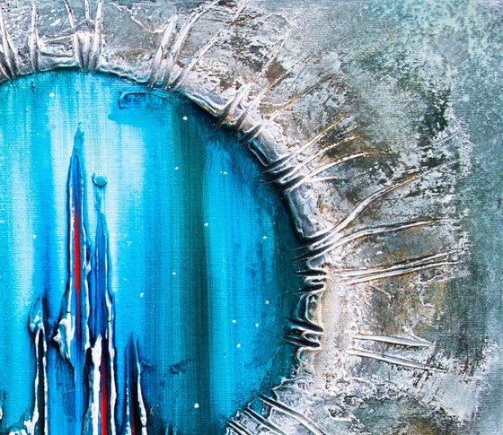 PORTAL  7816 3D textured abstract painting on canvas