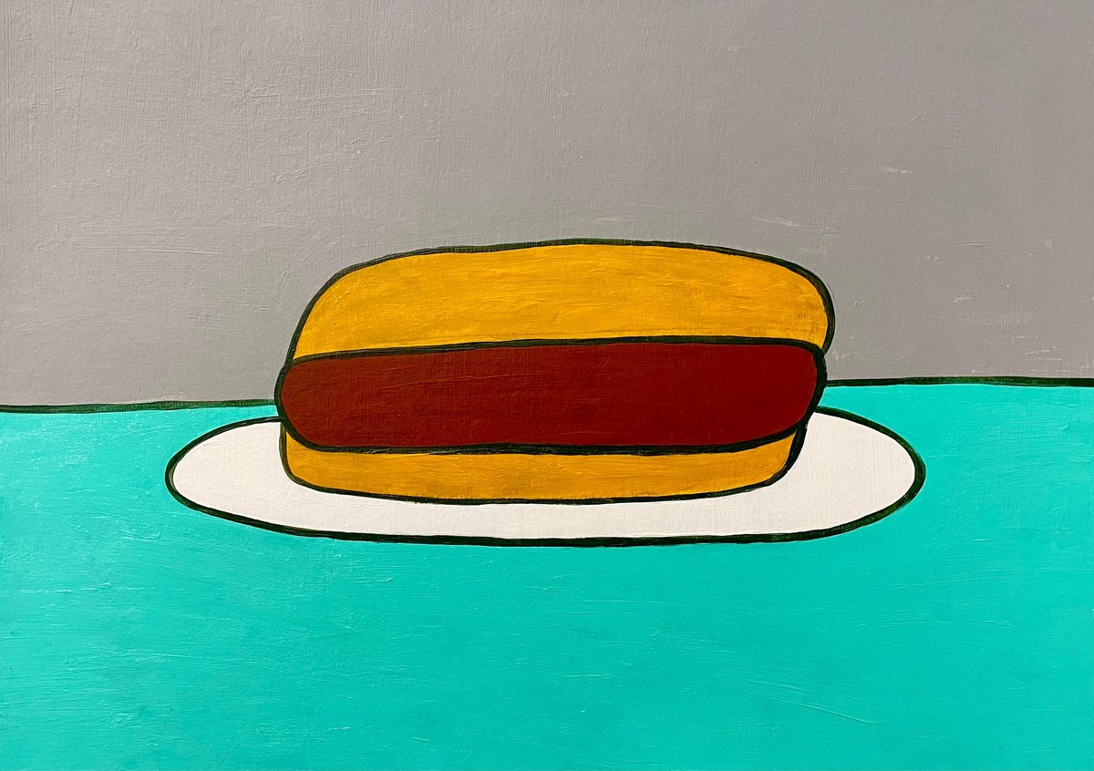 Hamburger(minimal) by Ann Zhuleva