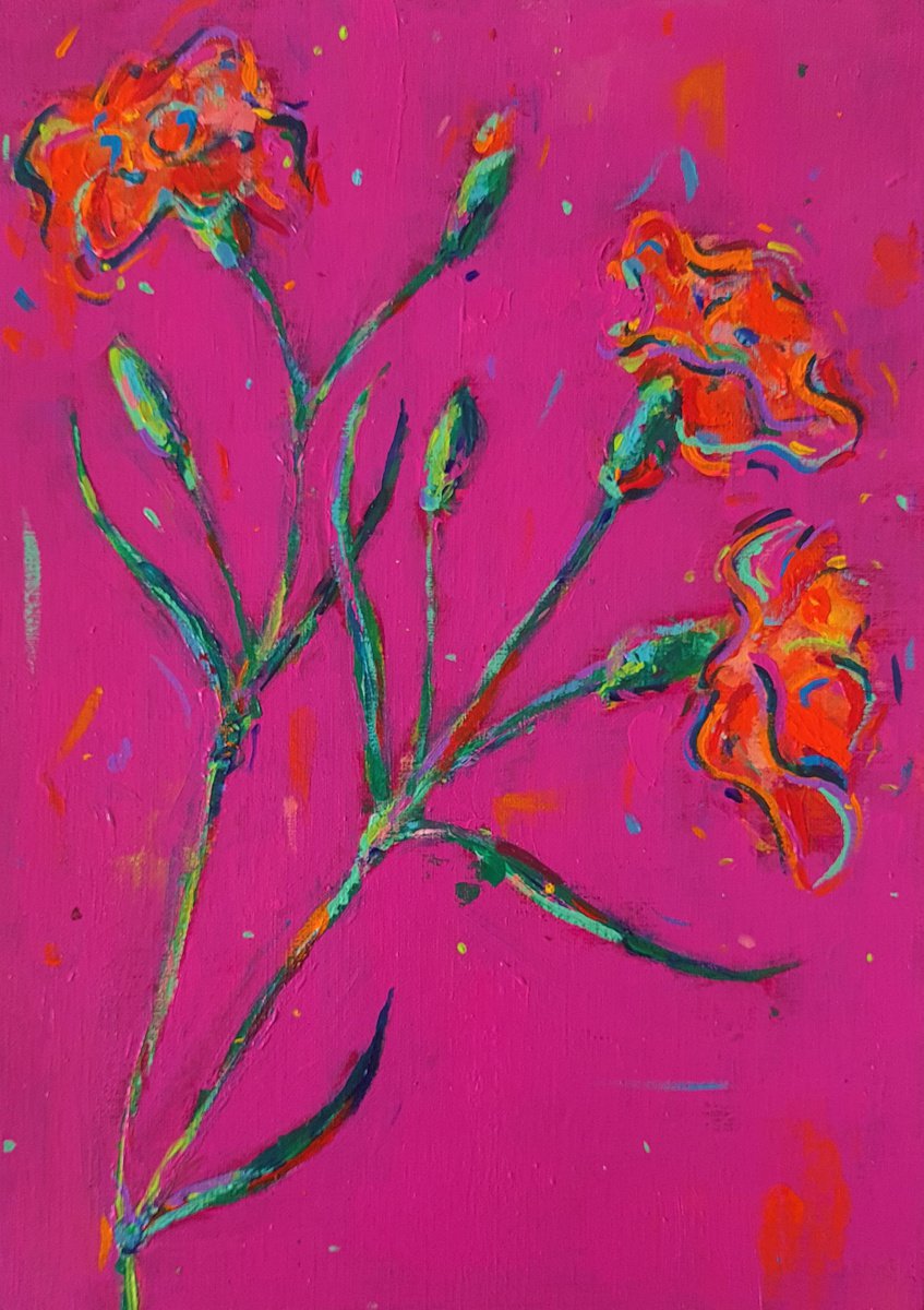 Carnations by Dawn Underwood