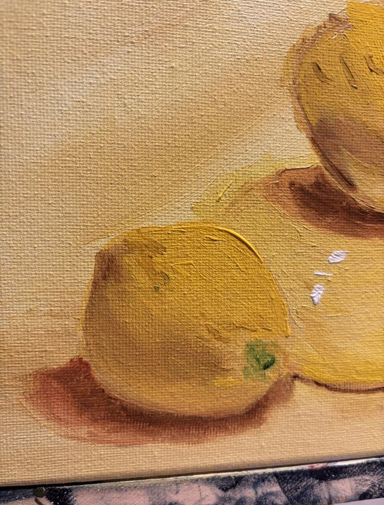 Yellow on Yellow: Lemon Still Life