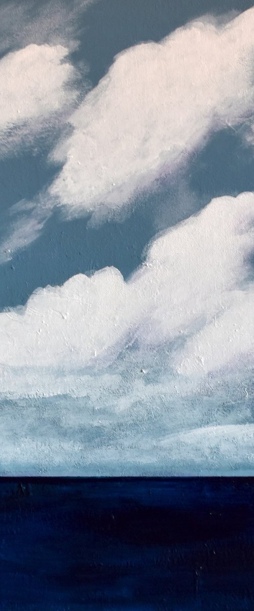 Clouds seascape by Cristian Valentich