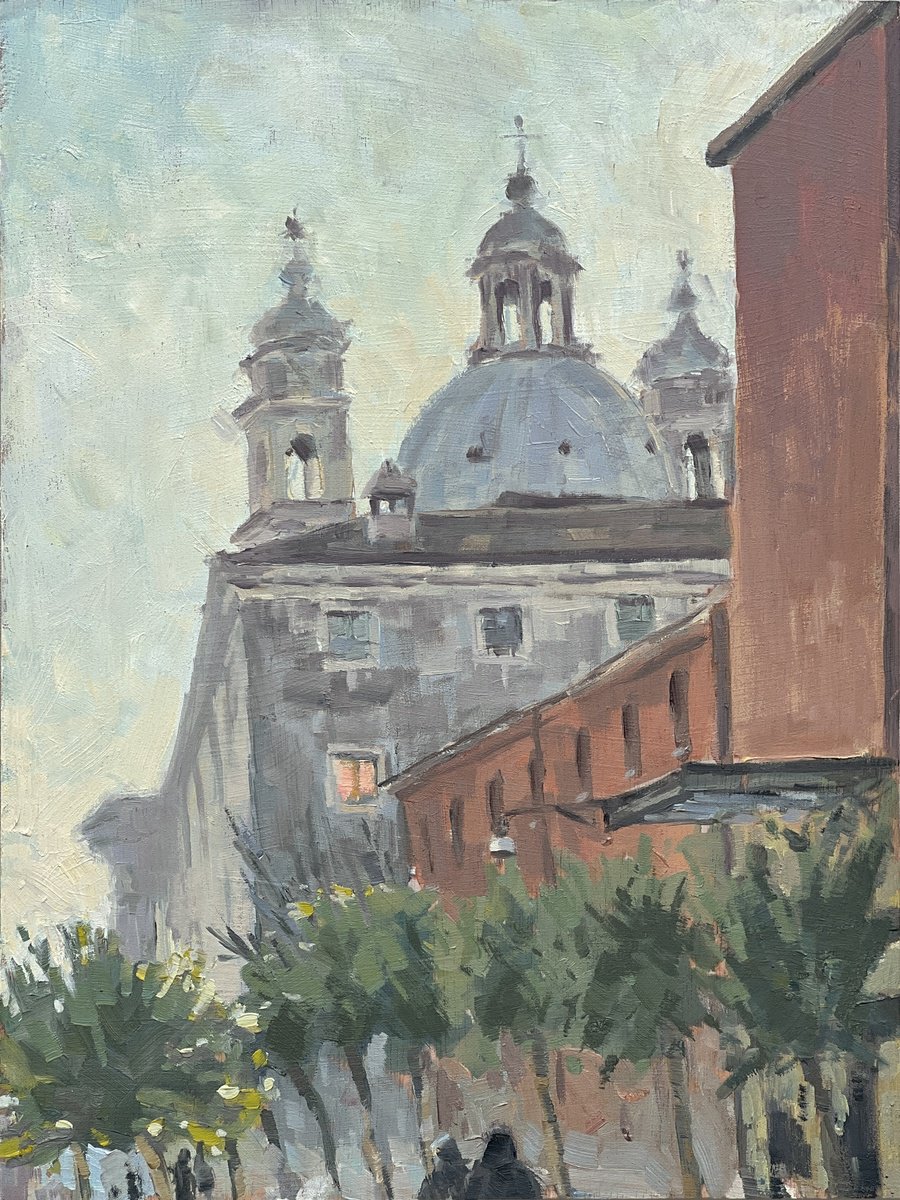 I Gesuati, Venice By Louise Gillard, 9 X 12, Artwork For Sale On Artfinder