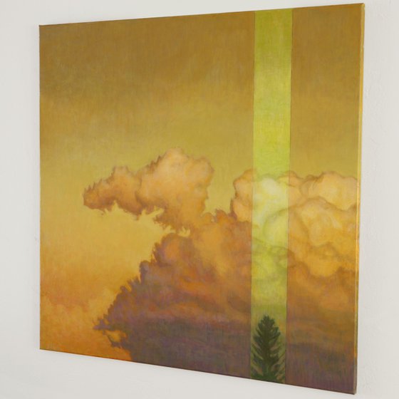 Luminous Anchor, Framed, Oil