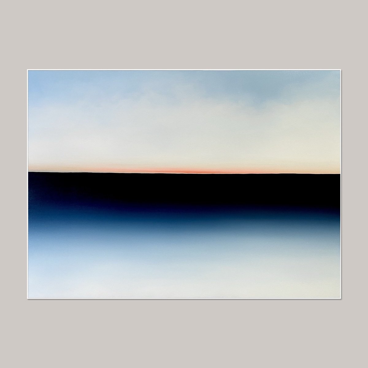 Surrealistic Landscape Oil Painting By Larissa Uvarova, 51 X 39", Horizon Of Emotions #99, Original Artwork