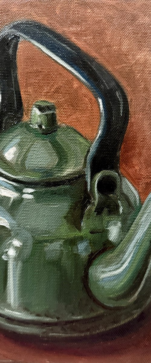 Green Kettle by Nimasha Perera