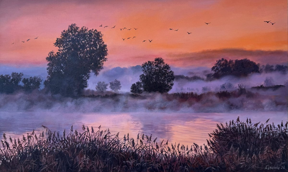 Photorealistic Oil Painting , Moment Of Tranquility By Andrii Lysenko, 33 X 20, Artwork For Sale On Artfinder