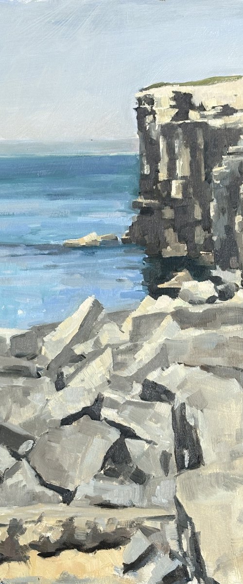 Portland cliffs by Louise Gillard
