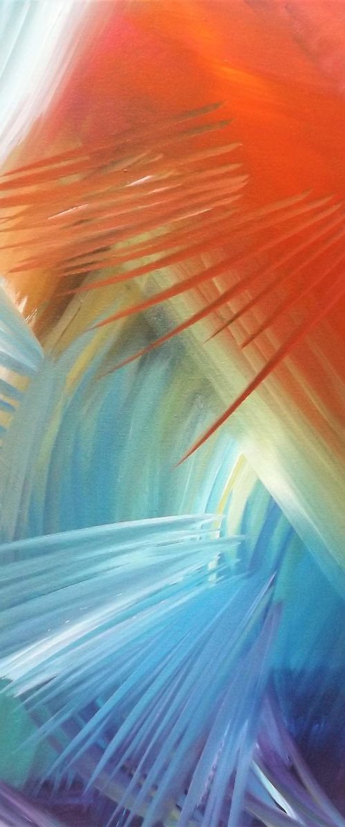 'Spectrum' - Abstract painting, modern art, original art by Lisa Price