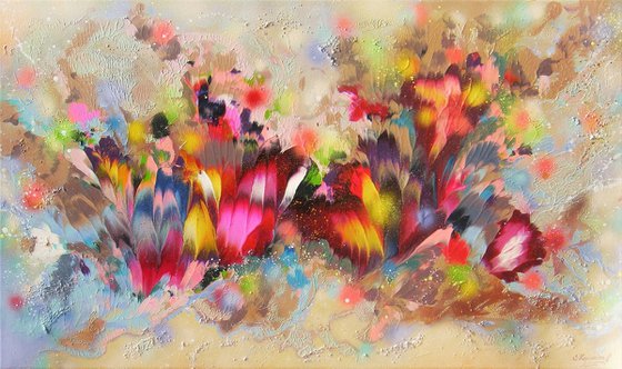 "Summer Melodies", LARGE Painting