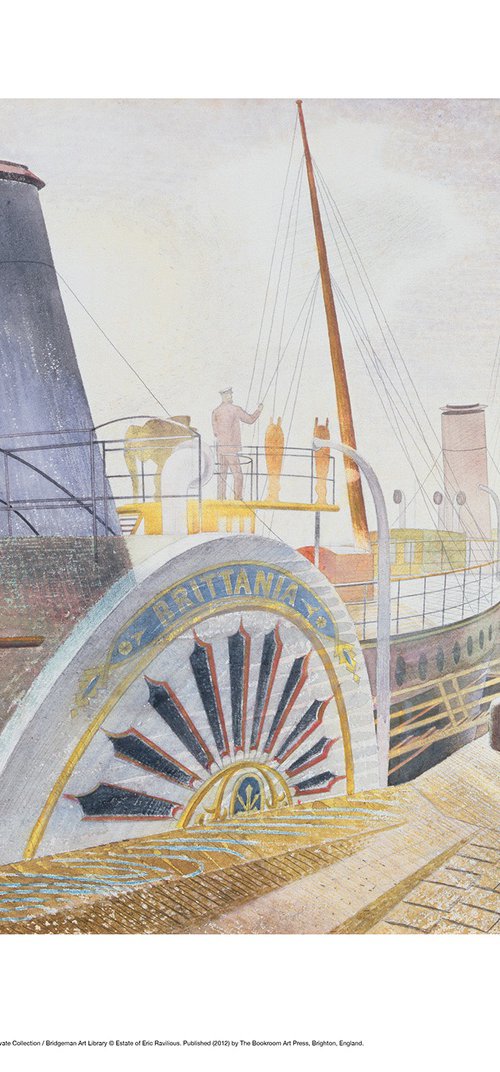Paddle Steamers, Bristol Quay by Eric Ravilious