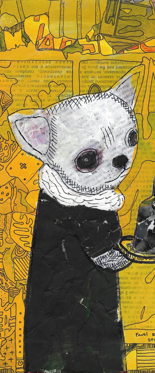 Drinking dog #6 by Pavel Kuragin