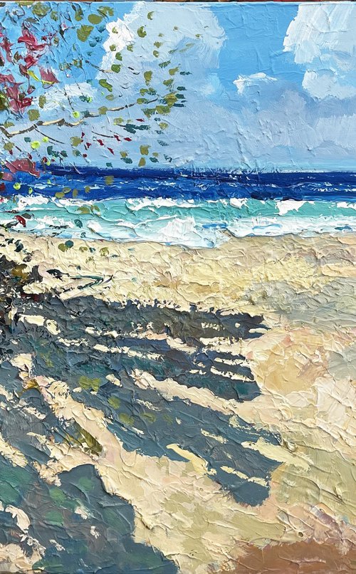Coastal Oil Painting - Modern Sea Art by Agostino Veroni