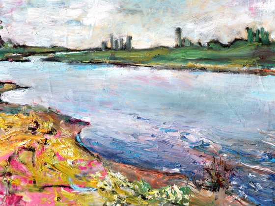 “The Riverbank. May.”