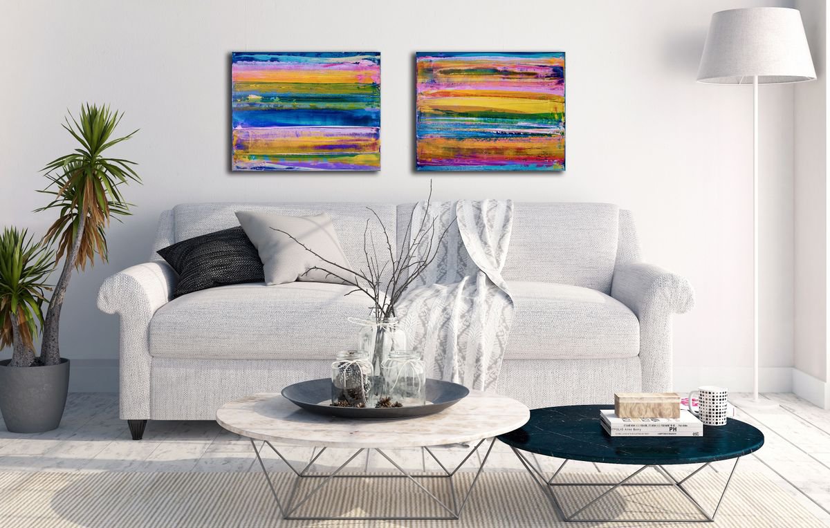 Distorted Frequency Ii By Nestor Toro, 40 X 16, Artwork For Sale On Artfinder