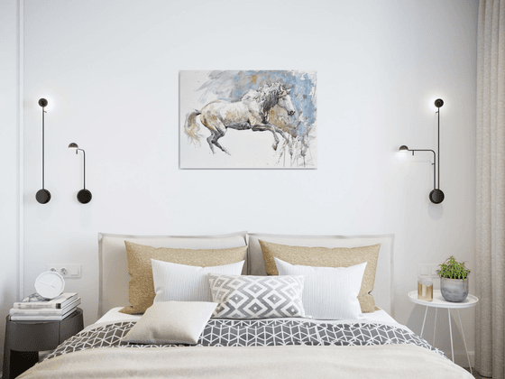 Running horse (70x50)