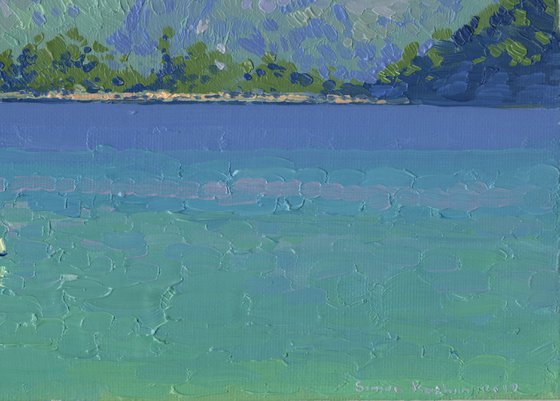 Boat in the Blue Lagoon