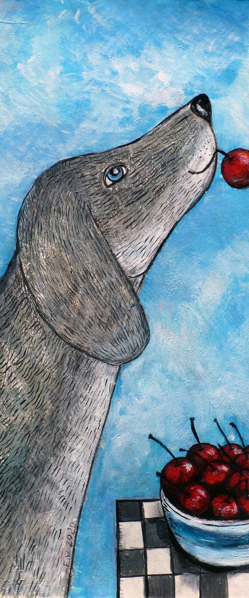 Funny dog#2 by Elizabeth Vlasova