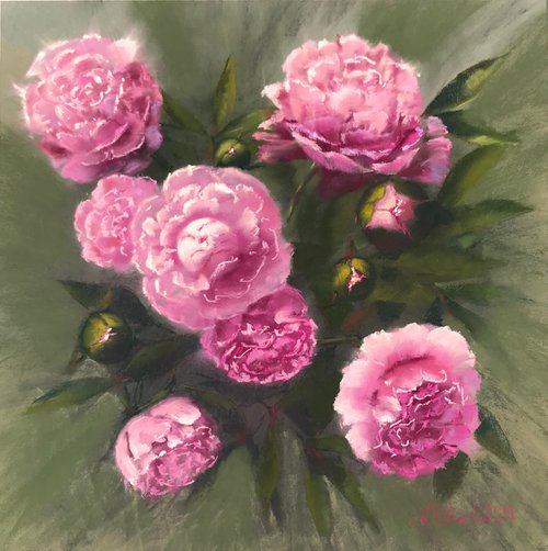 Peonies from my Garden #3 by Nataly Mikhailiuk
