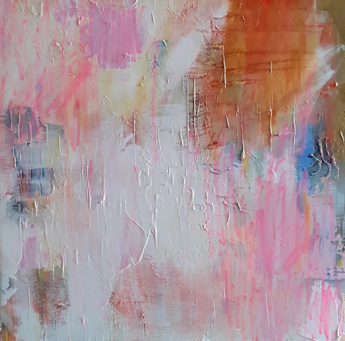 Abstract painting Voyage Interieur II by Celine Marcoz