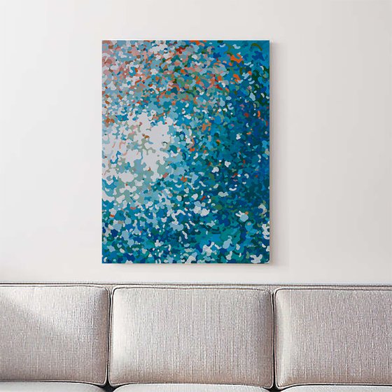 Clouburst Overhead, 36 x 48 x 1.5"