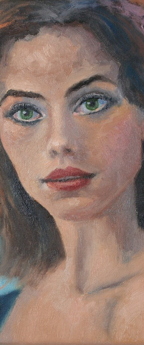 Green Eyes #12 by Juri Semjonov