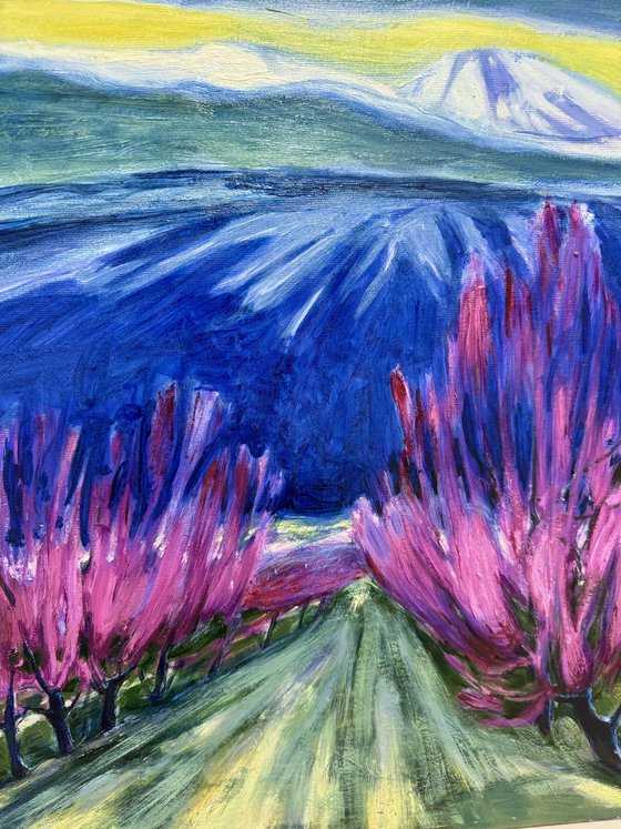 “The blossoming garden”