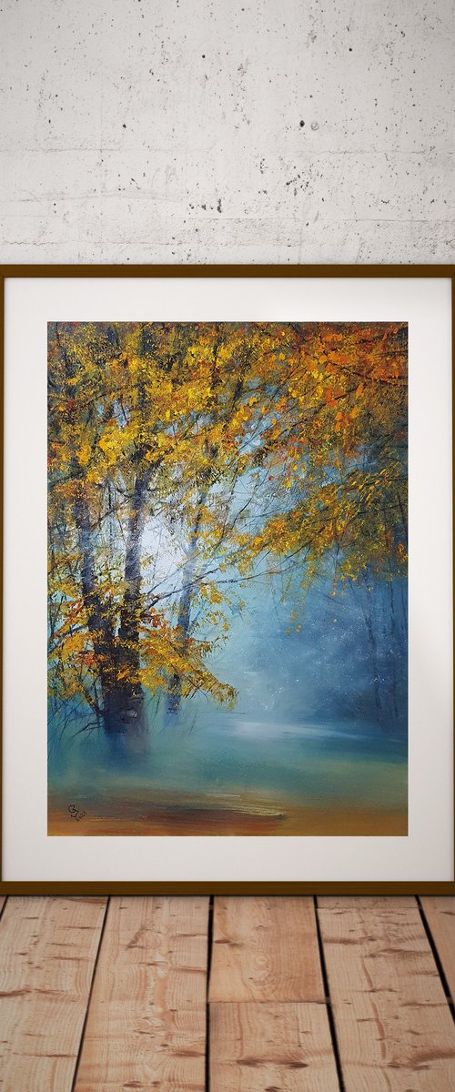 " Autumn Blueness " SPECIAL PRICE !!! by Ivan  Grozdanovski