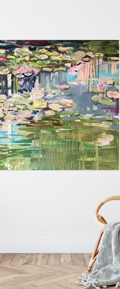 Lilies in Swamp by Ole Karako
