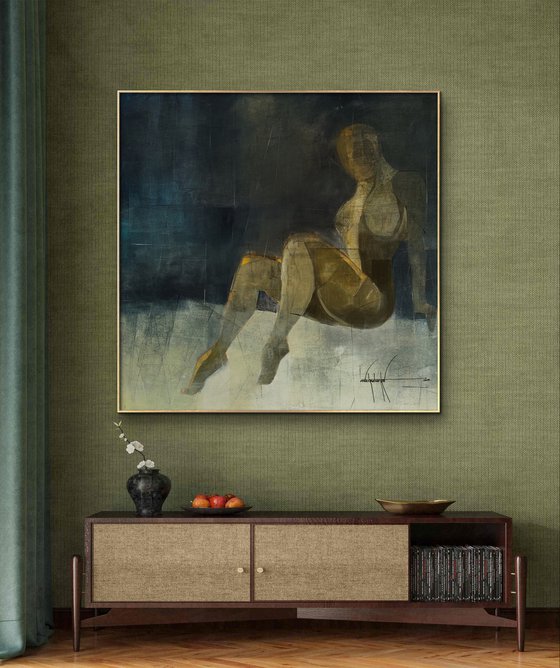 Contemplation in Blue