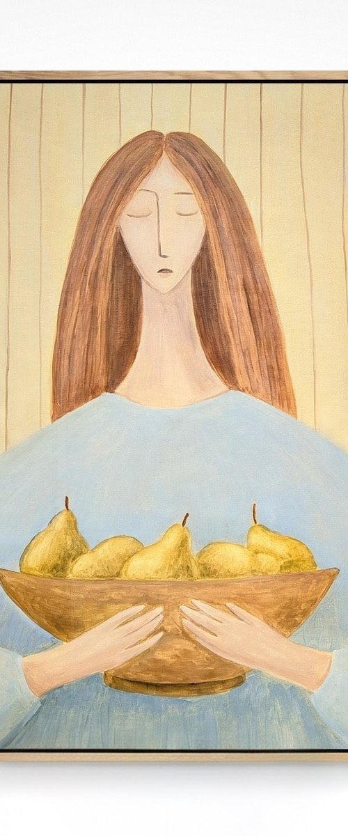 Girl in Blue by Yana Dulger