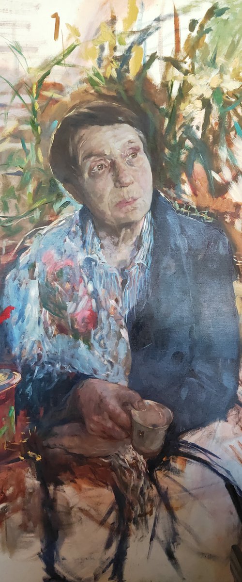 "Mother's portrait" by Olga Tsarkova by Olga Tsarkova