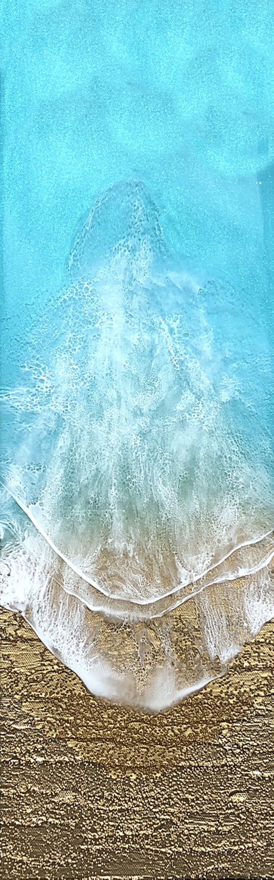 Ocean Waves tropical beach painting