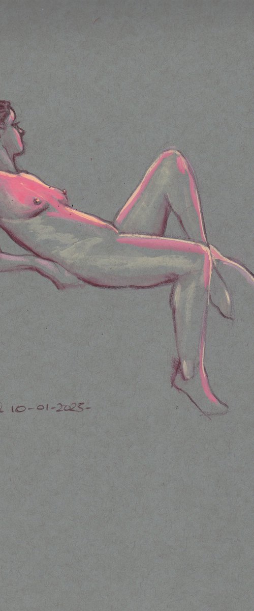 Reclining female nude by Rory O’Neill