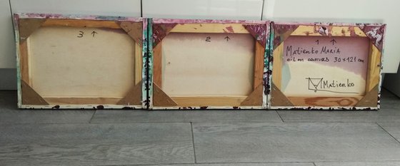 "The sun" polyptych