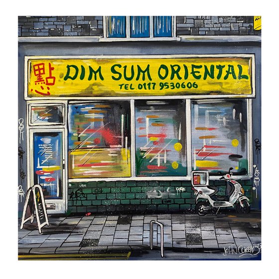 Dim Sum  -  Original on canvas board