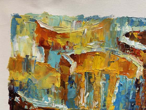 Coffee under the rain