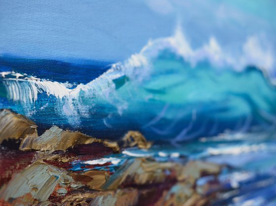 Turquoise Ocean Wave