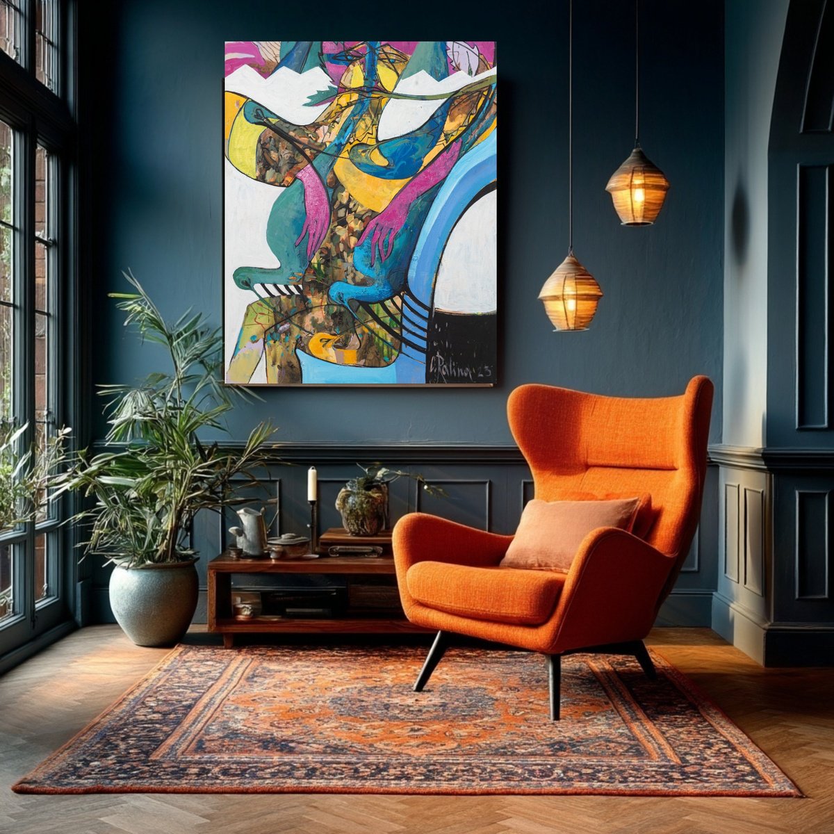 Expressive Oil Painting , By It Is Nature By Yelena Ralina, 43 X 55, Artwork For Sale On Artfinder