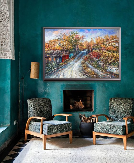 A Beautiful Evening in Malishka Village