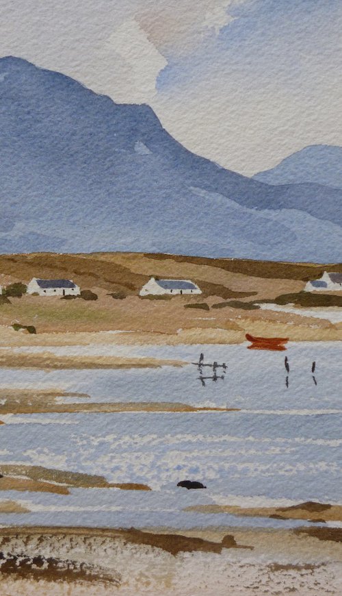 Connemara Mountains by Maire Flanagan