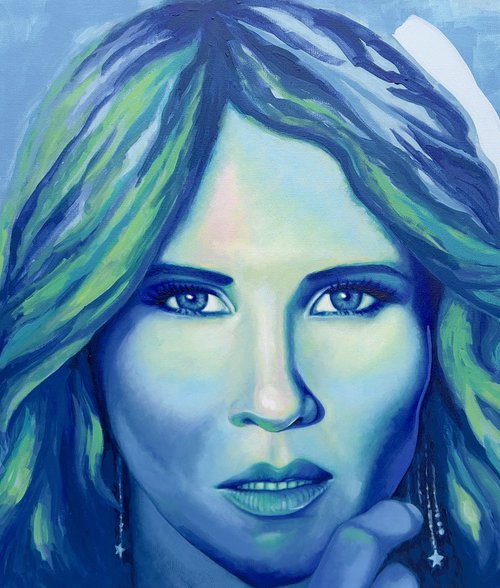"CAMILA BLUE" by Lisbeth Ascanio