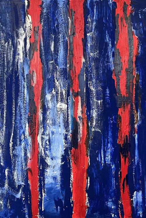 Deep Blue 100x160x2 by Exclusive Arts