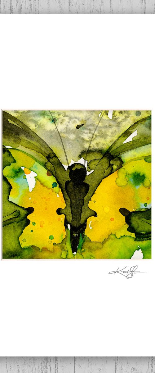 Watercolor Butterfly 36 by Kathy Morton Stanion