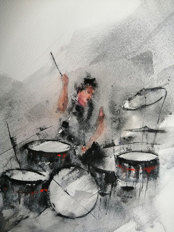 the drummer