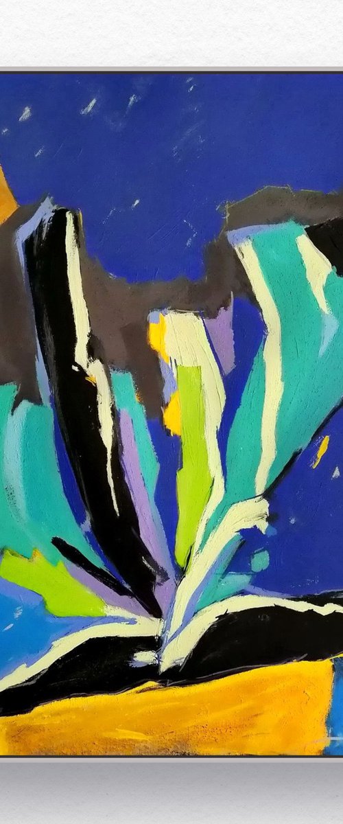 Abstract floral composition 2 by Evgen Semenyuk