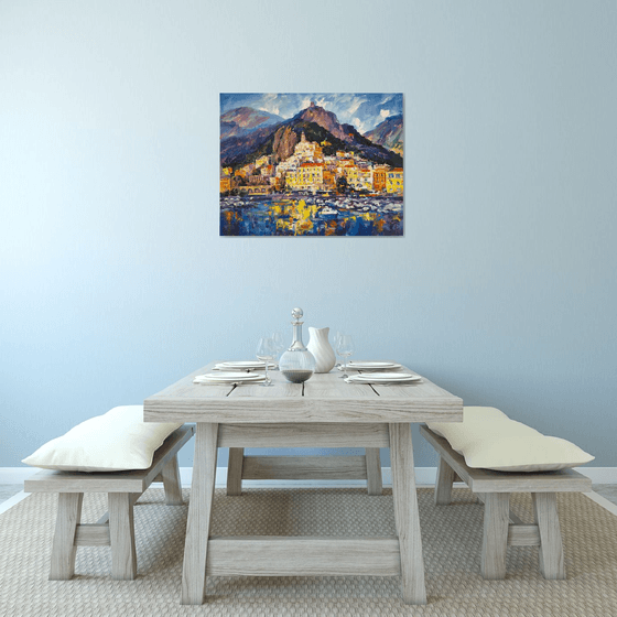 “Golden Light of Amalfi”