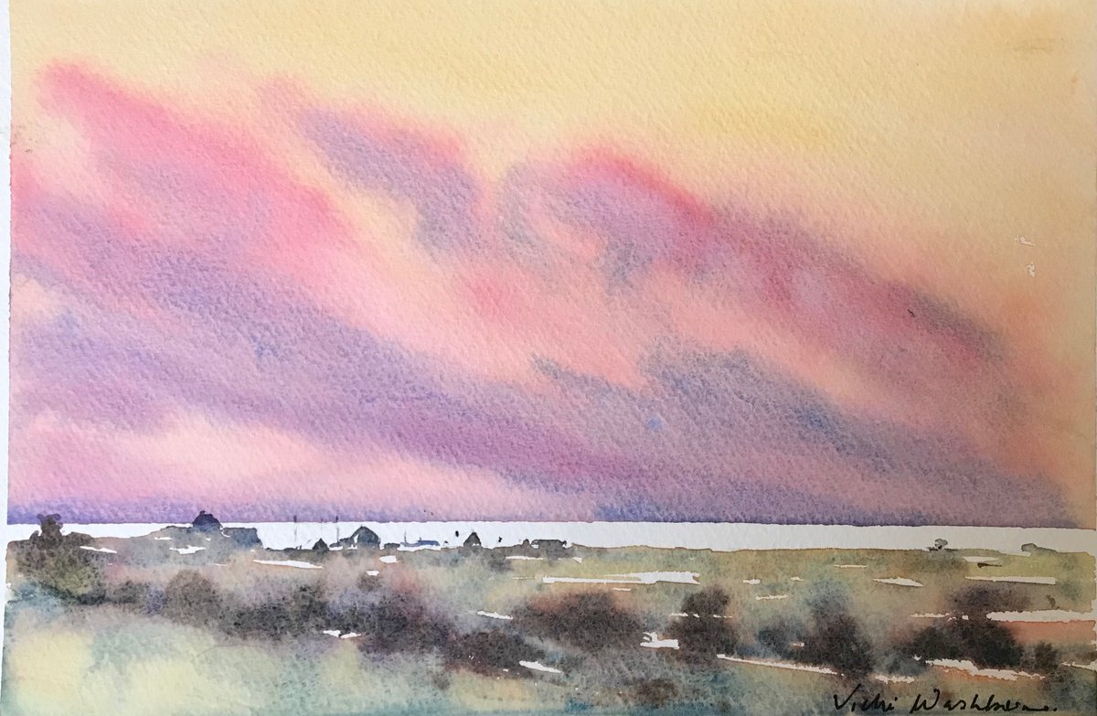 Lleyn sunset by Vicki Washbourne